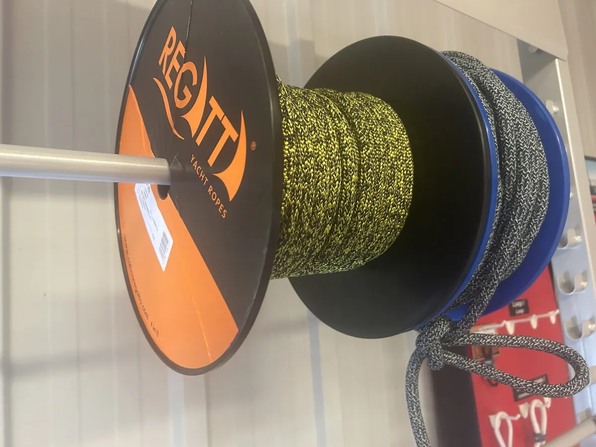Bobine de cordage technique Regatta en atelier