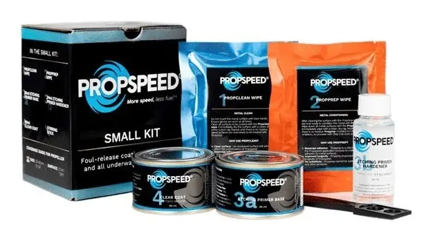 Kit Propspeed : nettoyant, préparation, primaire et vernis
